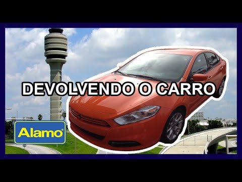 Devolvendo Carro Alugado - Aeroporto de Orlando - Alamo Rent a Car