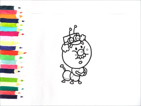 アンパンマンイラスト 描けたらうれしい ジャムいもむしの描き方 How To Draw Anpanman Youtube