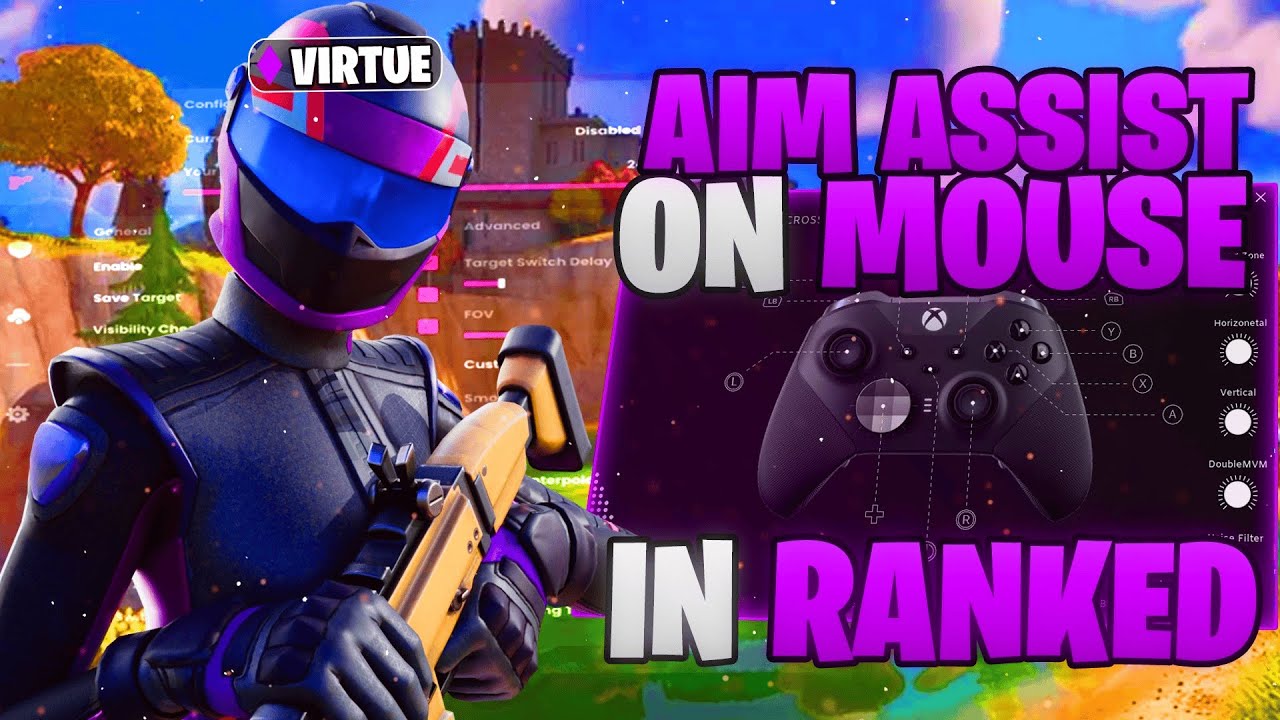*NEW* FORTNITE Aim Assist on KBM Software (2025 Showcase)