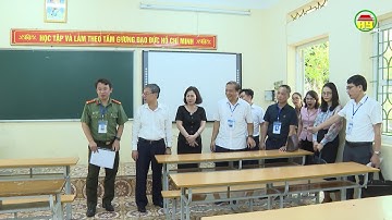 Kiểm tra công tác chuẩn bị thi tốt nghiệp THPT năm 2023