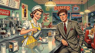 retro rainy night coffee jazz | soft 1950s jazz for cozy mood and relaxation ☕️ screenshot 5