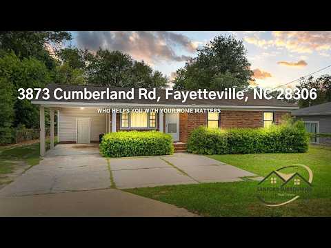 3873 Cumberland Road, Fayetteville, NC home video tour
