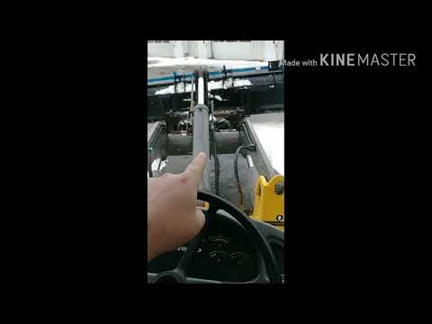 How to operate a front end loader