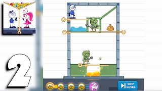 Pencil Boy - Pull The Pin, Rescue Princess - Gameplay Part 2 Levels 32-52 (Android,iOS) screenshot 3