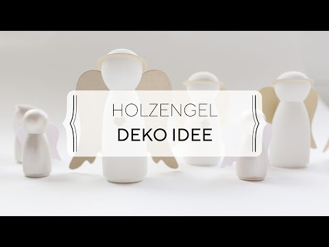 NOLITOY 50 Engelsflügel Aus Holz - Naturbelassene Holzscheiben Für DIY Weihnachtsdeko