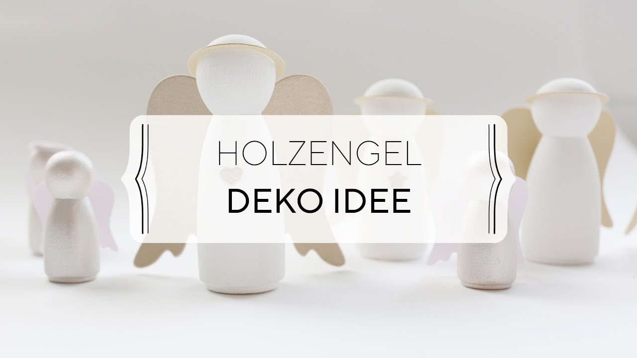 Holzengel - kleine Dekorationsidee - zum selber machen