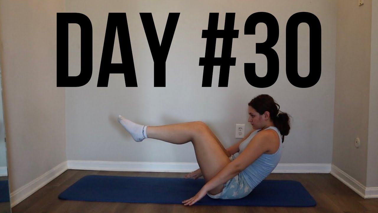 Day #30 Pilates 30 Day Workout Challenge At Home Fitness No Equipment ...