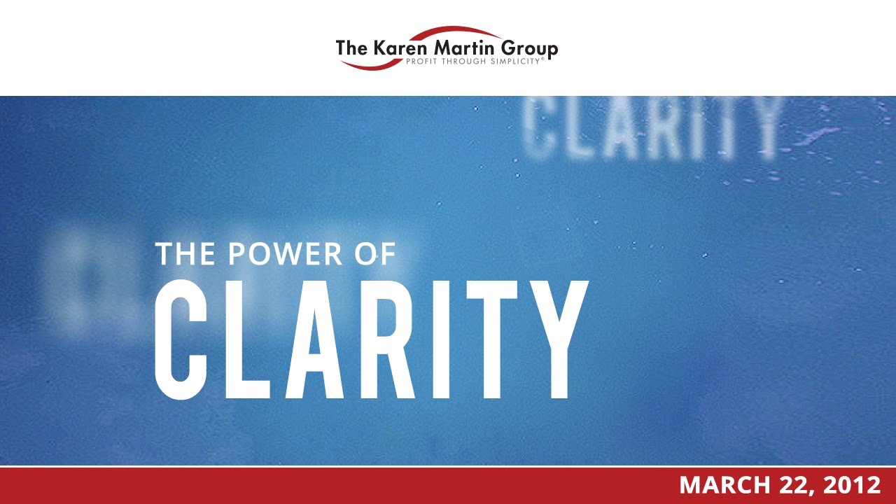 The Outstanding Organization - The Power of Clarity