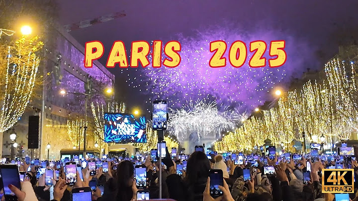 THIS How Paris Celebrated the New Year 2025 🎆✨