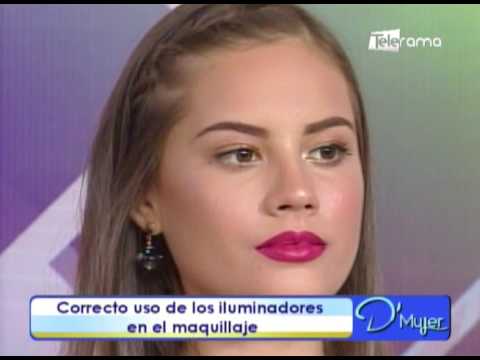 Correcto uso de los iluminadores en el maquillaje