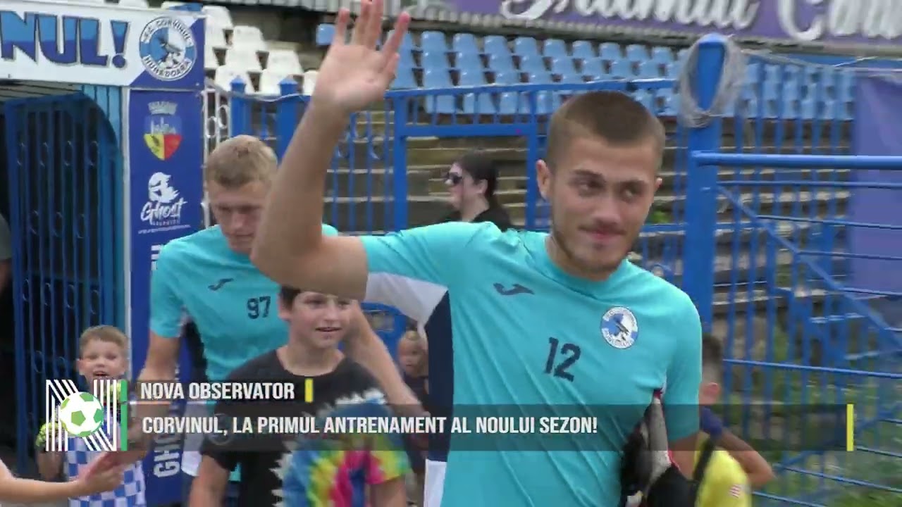 Corvinul, la primul antrenament al noului sezon!