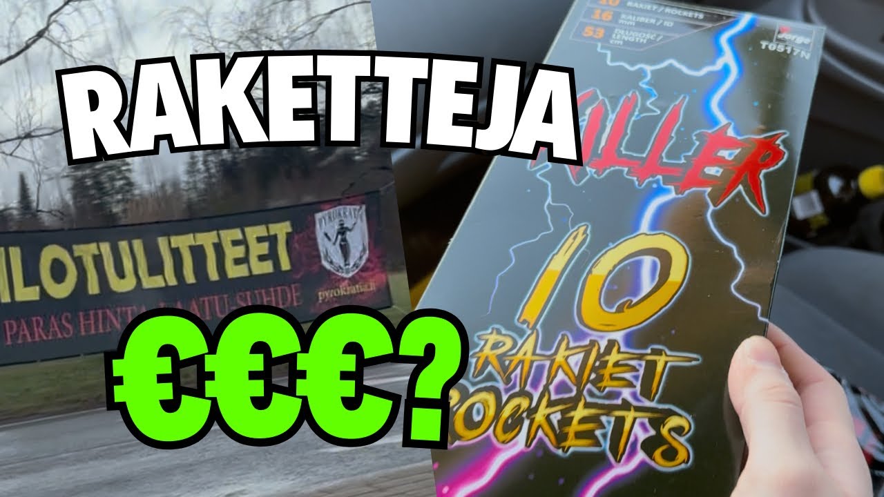 Rakettien ostosreissu 2025