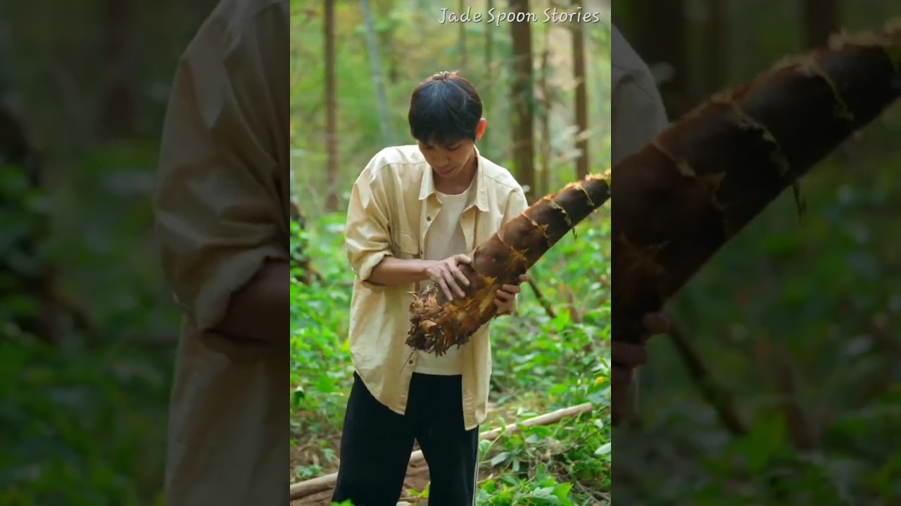 "Traditional Chinese Bamboo Cooking 😨😱😨😱😍😋😋 Natural Ingredients | Ancient Incense Method"