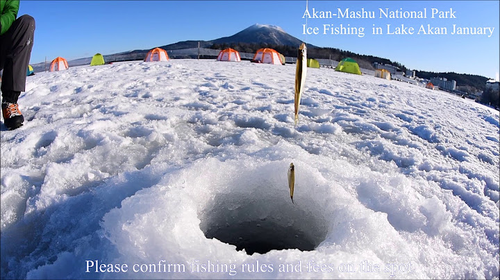 Ice Fishing in Lake Akan