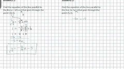 8.4b : Parallel Equations