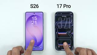 Galaxy S26 vs iPhone 17 Pro Speed Test