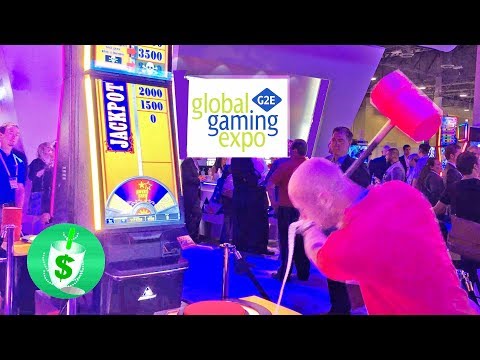 #G2E2017 Aruze - Jackpot Hammer, and Fortune Floats games