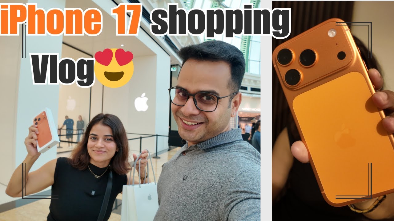 iPhone 17 Pro purchase vlog 😍🍊 || Our exciting Apple Store visit || Mall of Emirates || Dubai