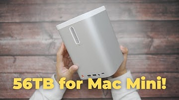 Expand Your Mac Mini up to 56TB - Orico Mini Tower Review!