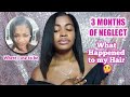 Relaxed Hair Update| HOW DID MY HAIR HOLD UP AFTER 3 MONTHS OF NEGLECT?|HEALTHY RELAXED HAIR JOURNEY