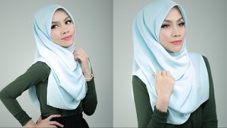 SQUARE HIJAB TUTORIAL - Gaya & langkah paling ringkas utk harian screenshot 4