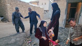 An Endless Love Grandfather, And Showing His Love To Umm Al-Binin
