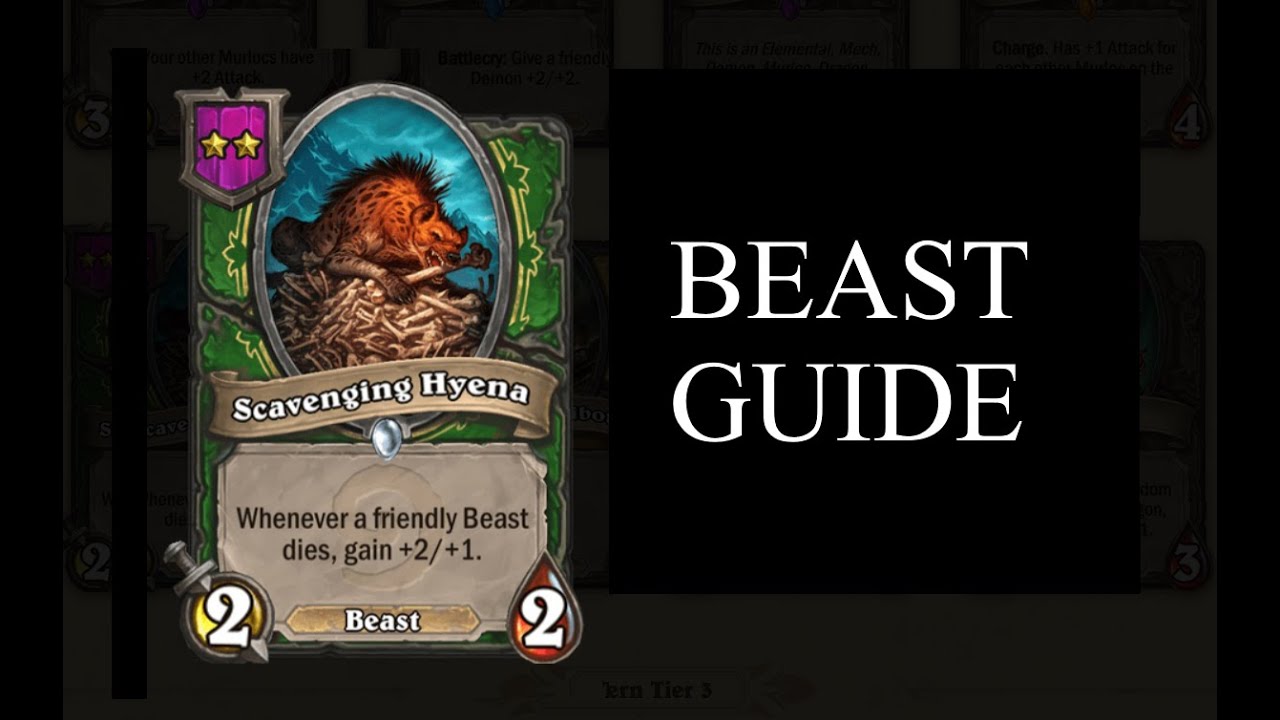 How To Build Beast | Beginner's Guide | Hearthstone Battlegrounds Beta | HS Auto Battler
