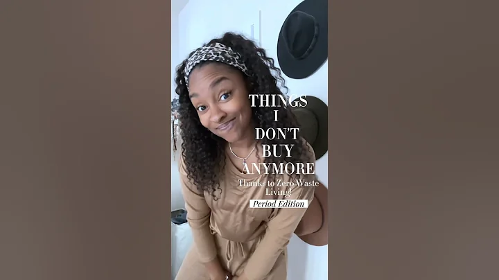 Things I Don’t Buy Anymore Thanks To Zero Waste Living Period Edition #sustainability #zerowaste