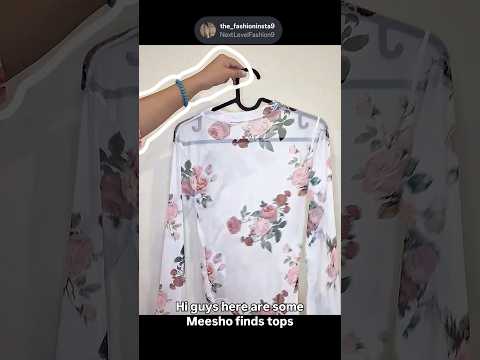 🌸meesho finds trending Tops ✨️🤌#viral #trending #meesho #fashion #tops #explore #shorts