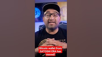 Bitcoin wallets from the SATOSHI era have moved? Is it SATOSHI? #crypto #bitcoin #cryptocurrency