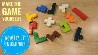Solving Pentomino Puzzle Game Pentominoes DIY made of building blocks Solutions Perimeters screenshot 3