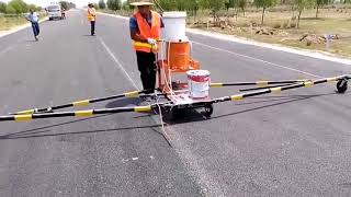 Yhsx-9 Hand-Push Pre-Marking Machine Before Road Marking Work