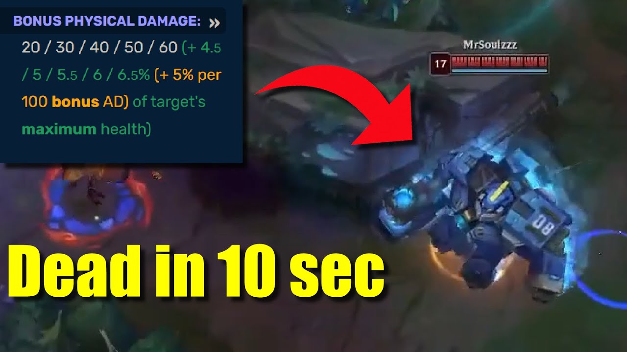 This Champ can kill 8000HP Sion in 10 seconds...