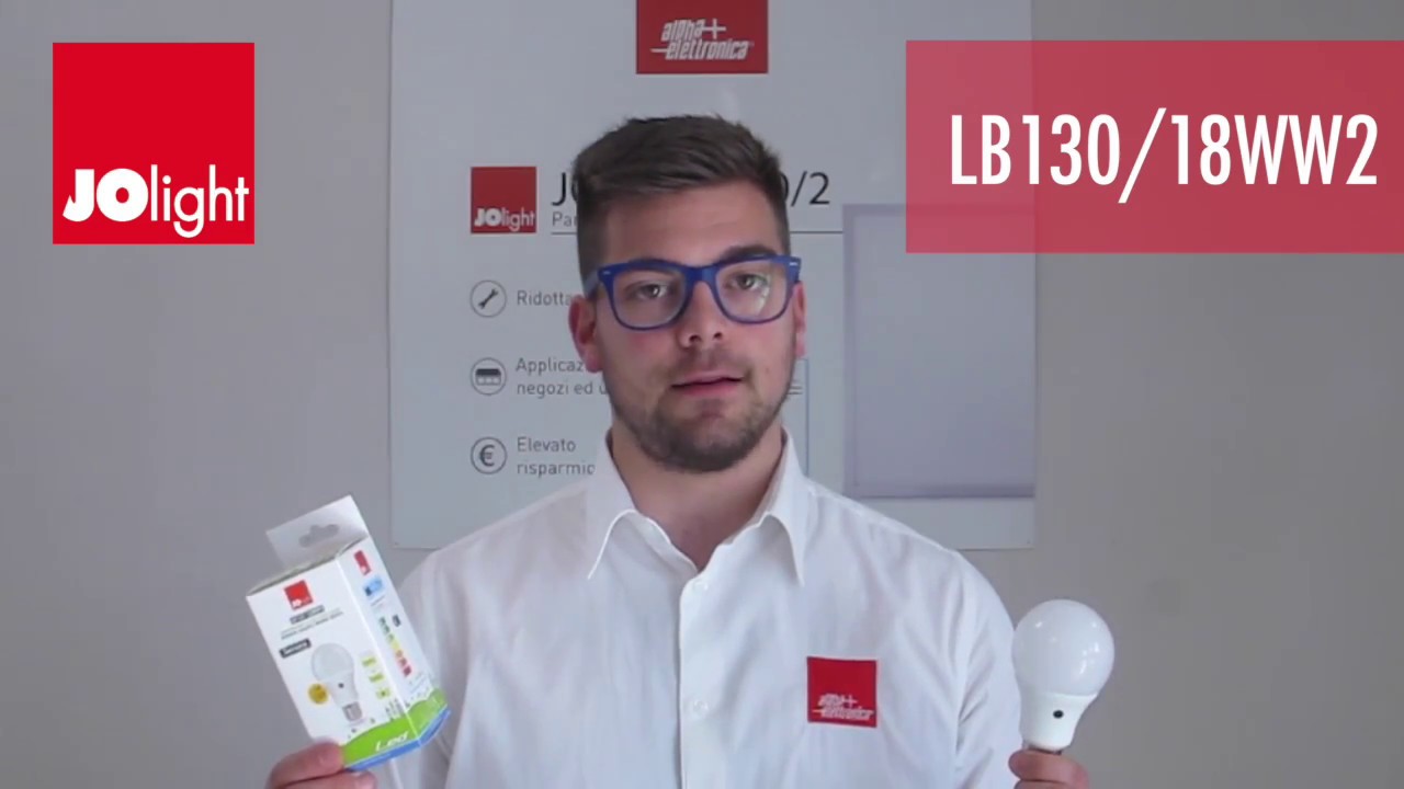 Lampadina a Led E27 con sensore crepuscolare LB130/18WW2