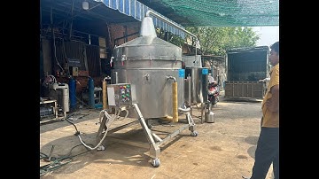 Nồi Chưng Cất Tinh Dầu Bưởi 1500 lít: Gia công theo yêu cầu của Khách hàng tại Tân Phú - Đồng Nai