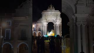 Rua Augusta Arch in Lisbon PORTUGAL
