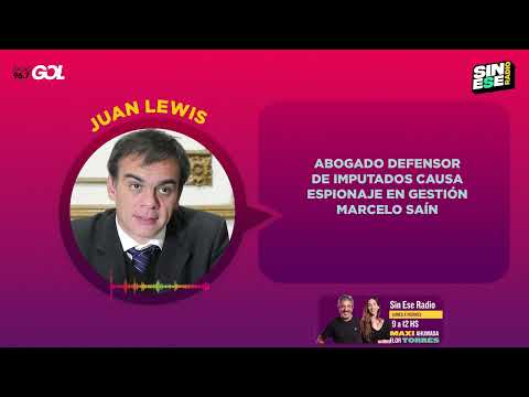 SINESERADIO + JUAN  LEWIS, ABOGADO DEFENSOR IMPUTADOS CAUSA ESPIONAJE