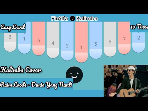 Kalimba Cover Dunia Yang Nanti - Raim Laode | Itulah kenapa jatuh cinta dikatakan jatuh - Easy Level