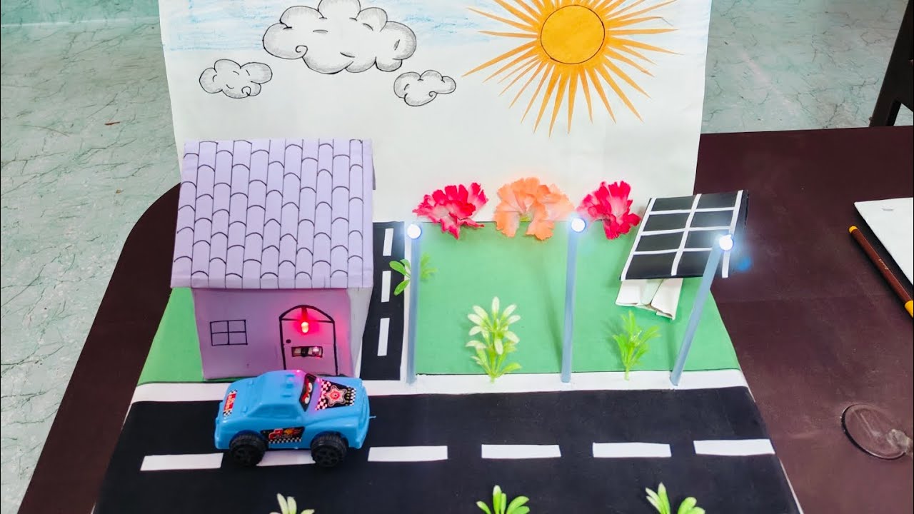 Anas Azhar Tamboli, Std 6th, Project name: Automatic Solar Power Street  Light 🚨 2025