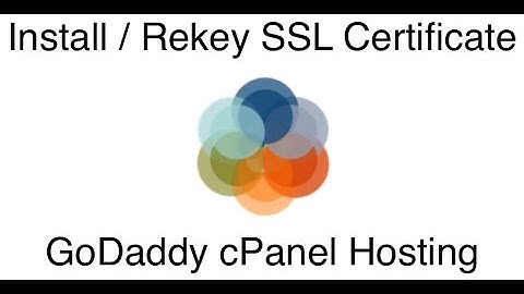 How To Install New SSL GoDaddy Certificate Rekey