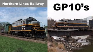 Northern Lines Railways ex BRC GP10
We highlight what was the newly formed Northern Lines Railway back in 2006. This railroad operates over ex-BNSF rails in the St. Cloud area. An awesome site is the East Job that uses a Northern Lines painted caboose and crosses the Mississippi River Bridge near downtown. We also follow their ex-Belt Railway of Chicago GP-10s on the West Job to St. Joseph and a run on the Cold Spring Spur. Northern Lines Railways ex BRC GP10