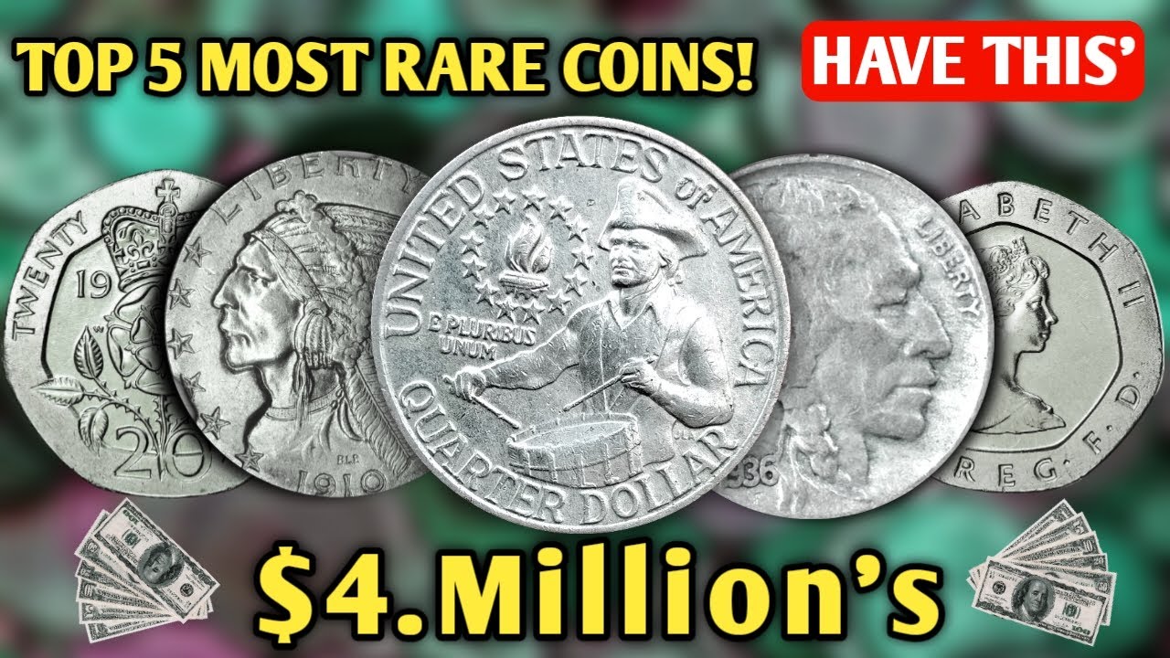 Most Rear Coin TOP 5 MOST ULTRA RARE & VALUABLE COINS WORTH A MILLIONS OF DOLLARS ...