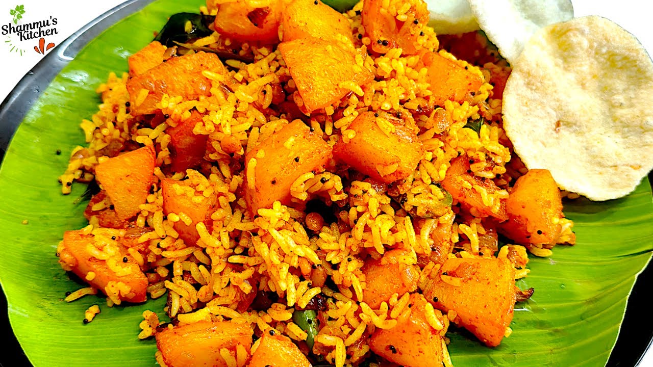 LunchBoxக்கு இப்படி செஞ்சு குடுத்துவிடுங்க/LunchBox Recipes/Potato Rice Recipe/Shammu's Kitchen