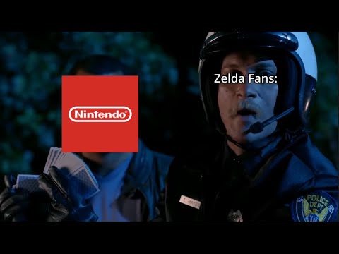 Zelda fans when they watch a Nintendo Direct: