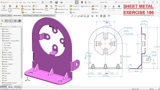 SolidWorks Sheet Metal Tutorial Exercise 186Jog feature