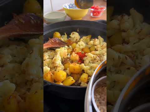 Blumenkohl mit Kartoffeln #food #recipe #cooking