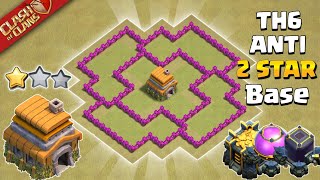 Top 10! Town Hall 6 War/Cwl/Trophy Base TH6 War Base 2026 | Clash of Clans screenshot 3