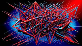 Abstract Object Transforming Into Web - ULtra HD Background Screensaver