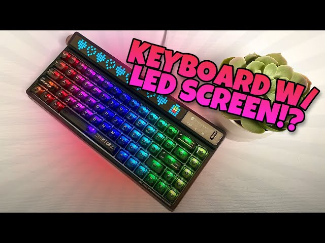 Machenike KT Pro Keyboard with LED Smart Screen Review   YouTube