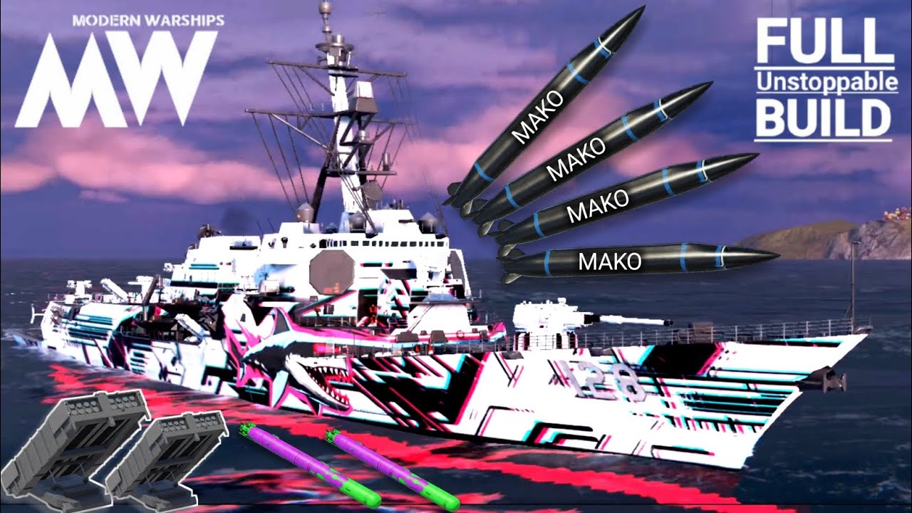 MAKO 4X | Astros ll and Poison Torpedo Best Build with USS Ted Stevens🔥 - Modern Warships